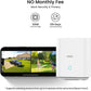 AOSU Security Cameras Outdoor Wireless, 4 Cam-Kit, No Subscription, Solar-Powered, Home Security Cameras System with 360° Pan &amp; Tilt, Auto Tracking, 2K Color Night Vision, Easy Setup, 5G &amp; 2.4G WiFi