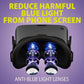 DESTEK V5 VR Headset for Phone with Controller, Anti-Blue Eyes Protected HD Lenses, 110° FOV Virtual Reality Headsets VR Goggles for iPhone 15/14/13/12/11, Samsung, Android - Black