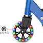 Jetson 2-Wheel Light-Up Kick Scooter, Light Up Deck and Wheels, Height Adjustable Handlebar, Rear Brake, Easy-Folding Mechanism, 4 or 6 inch wheels