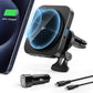 ESR for Qi2-Certified 15W MagSafe Car Mount Charger with CryoBoost, Phone Cooling MagSafe Car Charger, Air Vent/Dashboard Wireless Car Charger for iPhone 16/15/14/13/12, Fast Charger, Black