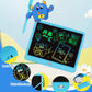TEKFUN LCD Writing Tablet Doodle Board, 10inch Colorful Drawing Tablet Writing Pad, Kids Travel Essentials, Toddler Toys for 3 4 5 6 7 8 Year Old Girls Boys (Blue)