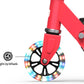 Jetson 2-Wheel Light-Up Kick Scooter, Light Up Deck and Wheels, Height Adjustable Handlebar, Rear Brake, Easy-Folding Mechanism, 4 or 6 inch wheels