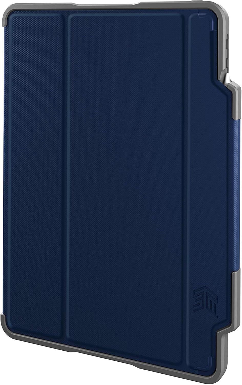 STM Dux Plus for iPad Air 11&#34; (5th/4th Gen &amp; M2 6th Gen 2024) - Ultra-Protective, Lightweight Rubberized Case with Clear Back, Apple Pencil Holder, and Battery-Saving On/Off Cover - Red