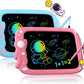 PYTTUR LCD Writing Tablet for Kids 10 Inch Colorful Toddler Drawing Tablet Reusable Doodle Board Electronic Drawing Pads Educational and Learning Kids Toys for Girls(Pink)