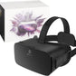 DESTEK V5 VR Headset for Phone, 110° FOV VR Goggles, Eyes Protected Anti-Blue HD Lenses Virtual Reality Headsets for iPhone 15/14/13/12/11, Samsung, Android - Black