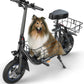 Gyroshoes Electric Scooter with Seat for Adults, 550W Powerful Motor, 20-Mile Range, Speed up to 18.6MPH, Ample Storage for Pets &amp; Cargo, Electrically-Powered Motor Scooters