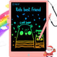 BUKEBU LCD Writing Tablet Doodle Board,10.5 inch Colorful Drawing Pad,Electronic Drawing Tablet, Drawing Pads,Travel Gifts for Kids Ages 3 4 5 6 7 8 Year Old Girls Boys (Blue)