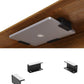 NOTMBESTM Under Desk Laptop Holder Under Desk Rack Mount for Keyboard &amp; Small Devices Also Fit for Cable Box Wall Mount Tray Organizer Like Routers, Modems, Network Switch and More