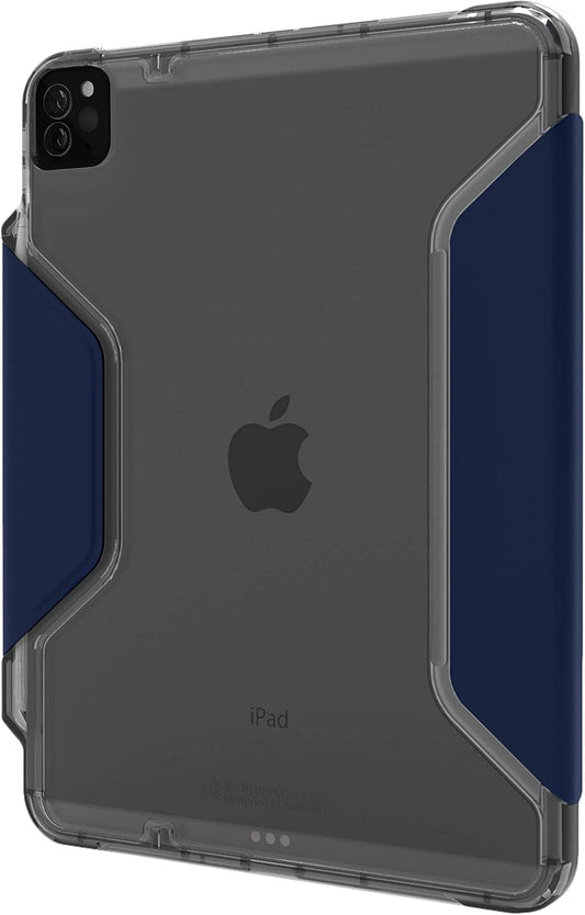 STM Dux Studio for iPad Pro 11&#34; (4th/3rd/2nd/1st Gen) - Ultra Protective Case with Apple Pencil Storage &amp; Sleep/Wake Cover - Midnight Blue (stm-222-288KZ-03)