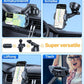 [2024 Upgrade 80LBS Strong Suction]YRU Car Phone Holder Mount,[Bumpy Road Stable]Dashboard Cell Phone Holder for Car Air Vent Windshield Phone Stand for iPhone 15 14 13 12 Pro Max Samsung Truck, Black