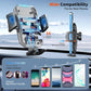 SUUSON Upgraded 3-in-1 Car Phone Holder Mount [Powerful Suction] Phone Mount for Car Dashboard Air Vent Windshield,for All iPhone Android Phone (Black)