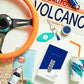 Capri Blue Fragranced Car Diffuser with Refills - Volcano Car Freshener - Fragrance Diffuser for Car