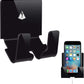 TXEsign Adhesive Wall Tablet Holder Mount Stand for Tablet Smartphones eReader Wall Holder Mount (Black)