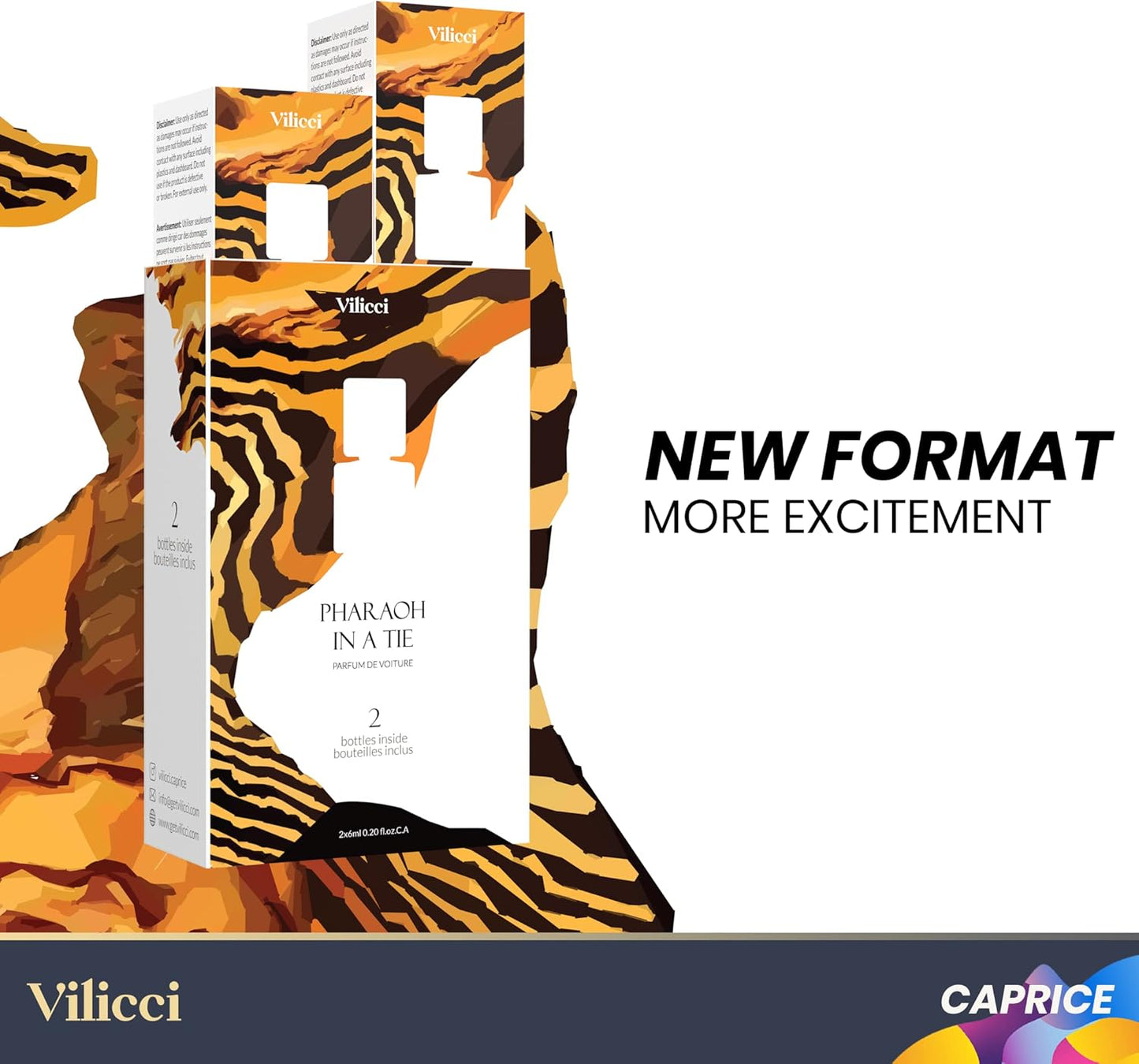 Vilicci Car Air Freshener - Tobacco Vanilla Scent - Elegant Car Fresheners, Air Freshener for Car, Premium Car Hanging Air Freshener, Long-Lasting Fragrance for Auto and Home, 1 Bottle