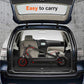 Electric Scooter 8.5&#34; Solid Tires 350W Motor 10.5Ah Battery Up to 23 Miles Range 19 Mph Speed Portable Folding Commuting Scooter Double Braking System, Max Load 264Ibs