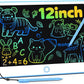 BAVEEL LCD Writing Tablet, 12 Inch Colorful Toddler Doodle Board Reusable Drawing Tablet, Educational and Learning Toy for 3 4 5 6 Years Old Boy and Girls, for Kids Toddlers