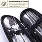Travel Utensils with Case, Quatish Portable Silverware Set for Work, Stainless Steel Reusable Travel Cutlery Set, Fork and Spoon Set for Camping, Picnic, Gadgets, Lunch Box for Men, Black