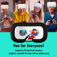Orzly VR Headset Designed for Nintendo Switch &amp; Switch OLED Console with Adjustable Lens for a Virtual Reality Gaming Experience and for Labo VR - White - Gift Boxed Edition