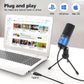 FIFINE USB Microphone, Metal Condenser Recording Microphone for Laptop MAC or Windows Cardioid Studio Recording Vocals, Voice Overs,Streaming Broadcast and YouTube Videos-K669B