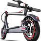 Electric Scooter Adults, Up to 22 Mph, 350W Motor Peak 500W, Foldable E-Scooter for Adults, Escooter Adults with App Control, Dual Syspension with Turn Signal Light, Dual Braking