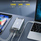 iFory Portable Power Bank 40000mAh, 100W PD Dural Charging, 2 USB-C 2 USB-A Ports Potable Power Bank with See-Through LCD Display, IP67 Waterproof Battery Pack for MacBook Pro/iPhone/ipad and More