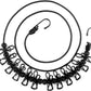 HAWATOUR Travel Clothesline, Portable Retractable Clothesline with 12pcs Clothespins for Indoor Laundry Drying, Outdoor Camping Accessories, Black