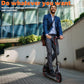 Electric Scooter Adults, Up to 22 Mph, 350W Motor Peak 500W, Foldable E-Scooter for Adults, Escooter Adults with App Control, Dual Syspension with Turn Signal Light, Dual Braking