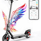 TST Electric Scooter for Adults, Up to 19 MPH and 20/30 Miles Long-Range, 500W Peak Motor Foldable E Scooter, 10&#34; Solid Rear Tire and Pneumatic Front Tire, Dual Braking System and App Control
