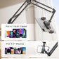 LISEN Tablet Stand Phone Holder iPad Holder for Desk Mount[Ultra Sturdy] 2 Clamps Kindle Holder for Bed Gooseneck Phone Tablet Holder Mount Phone Stand fits iPhone iPad Mini 7 Kindle 4-13&#34; Device