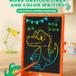 KOKODI LCD Writing Tablet, 10 Inch Colorful Toddler Doodle Board Drawing Tablet, Erasable Reusable Electronic Drawing Pads, Educational and Learning Toy for 3-6 Years Old Boy and Girls