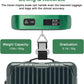 travel inspira Luggage Scale, Portable Digital Hanging Baggage Scale for Travel, Suitcase Weight Scale with Rubber Paint, 110 Pounds, Battery Included