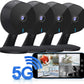 LaView Security Cameras 4pcs, Home Security Camera Indoor 1080P, Wi-Fi Cameras Wired for Pet, Motion Detection, Two-Way Audio, Night Vision, Phone App, Works with Alexa, iOS &amp; Android &amp; Web Access