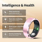 Smart Ring,Fitness Tracker Ring for Men/Women,Monitoring of Pedometer,Heart Rate,Blood Oxygen,Sleep Tracker,No App Subscription,Compatible with Android and iOS (Black,9#)