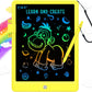 BUKEBU LCD Writing Tablet Doodle Board,10.5 inch Colorful Drawing Pad,Electronic Drawing Tablet, Drawing Pads,Travel Gifts for Kids Ages 3 4 5 6 7 8 Year Old Girls Boys (Blue)