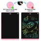 2 Pack 12 Inch LCD Writing Tablet, Electight Colorful Doodle Board, Eye Protection Drawing Board with Lock &amp; Erase FUNC, Birthday Gifts and Toys for 3 4 5 6 7 8 Year Old Boys and Girls - Pink &amp; Blue