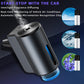 Smart Car Air Freshener, 3 Levels of Adjustable Intensity, Aroma Rechargeable Aroma Diffuser, Adjustable Aroma Diffuser, 220mAh Built-in， Fresh Intense Ocean Perfume