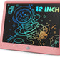TEKFUN Teen Girl Gifts Ideas, 15inch LCD Writing Tablet for Kids Age 8-10 and Up, Doodle Board 4 5 6 7 Year Old Girl Toys, Mothdays Day Gifts Homeschool Supplies Easter Gifts for Toddlers (Pink)