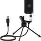 FIFINE USB Microphone, Metal Condenser Recording Microphone for Laptop MAC or Windows Cardioid Studio Recording Vocals, Voice Overs,Streaming Broadcast and YouTube Videos-K669B