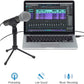 Samson Technologies Q2U USB/XLR Dynamic Microphone Recording and Podcasting Pack (Includes Mic Clip, Desktop Stand, Windscreen and Cables), Silver