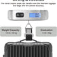 travel inspira Luggage Scale, Portable Digital Hanging Baggage Scale for Travel, Suitcase Weight Scale with Rubber Paint, 110 Pounds, Battery Included