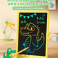 KOKODI LCD Writing Tablet, 10 Inch Colorful Toddler Doodle Board Drawing Tablet, Erasable Reusable Electronic Drawing Pads, Educational and Learning Toy for 3-6 Years Old Boy and Girls