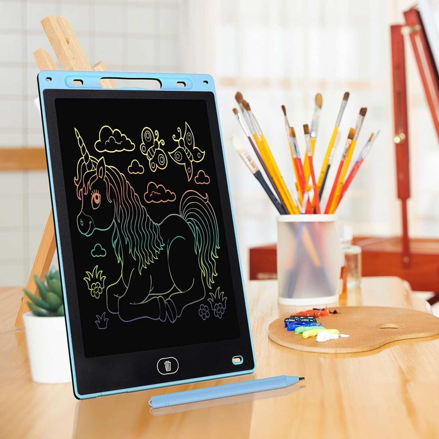 KTEBO 2 Pack 10 Inch LCD Writing Tablet for Kids - Preschool Drawing Tablet Toys &amp; Toddler Travel Essential Toys, Christmas Stocking Stuffers for Kids, Easter Basket Stuffers for Kids