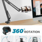 InnoGear Tablet Holder for Bed, Overhead Tablet Stand Phone Holder Tablet Mount for Desk 2 Clamps with Swivel Ball Head for iPad Kindle Switch Graphics Tablets 4-13&#34; Devices