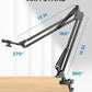 InnoGear Tablet Holder for Bed, Overhead Tablet Stand Phone Holder Tablet Mount for Desk 2 Clamps with Swivel Ball Head for iPad Kindle Switch Graphics Tablets 4-13&#34; Devices