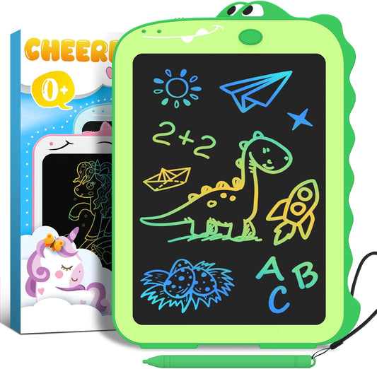 LCD Writing Tablet for Kids Toys 8.5&#34; Toddler Toys Learning Drawing Board Dinosaur Toys for 3 4 5 6 7 Year Old Boys Girls Birthday Gifts Idea Light Doodle Pad Christmas Stocking Stuffers for Kids