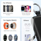 RORRY Portable Charger, 5000mAh Portable Charger Power Bank with Built-in Cables, Travel Keychain Battery Pack for Apple Watch Ultra 2/9/8/Ultra/7/6/SE/5, iPhone 16/15/14/13/12, Purple