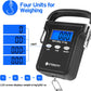 Etekcity Luggage Scale for Travel Essentials, Digital Suitcase Weight Scale with Hook, Portable Hanging Baggage Scale for Travel Accessories, 110 Pounds, Battery Included