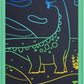 FLUESTON LCD Writing Tablet for Kids,Drawing Tablet for Boys Girls 3 4 5 6 7 8 Year,8.8 Inch 3pcs in 1 Pack Drawing Pad Toy Christmas Birthday Gifts for Toddler,Doodle Board Cute Dinosaur Unicorn