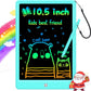 BUKEBU LCD Writing Tablet Doodle Board,10.5 inch Colorful Drawing Pad,Electronic Drawing Tablet, Drawing Pads,Travel Gifts for Kids Ages 3 4 5 6 7 8 Year Old Girls Boys (Blue)