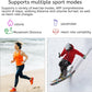 Smart Ring,Fitness Tracker Ring for Men/Women,Monitoring of Pedometer,Heart Rate,Blood Oxygen,Sleep Tracker,No App Subscription,Compatible with Android and iOS (Black,9#)